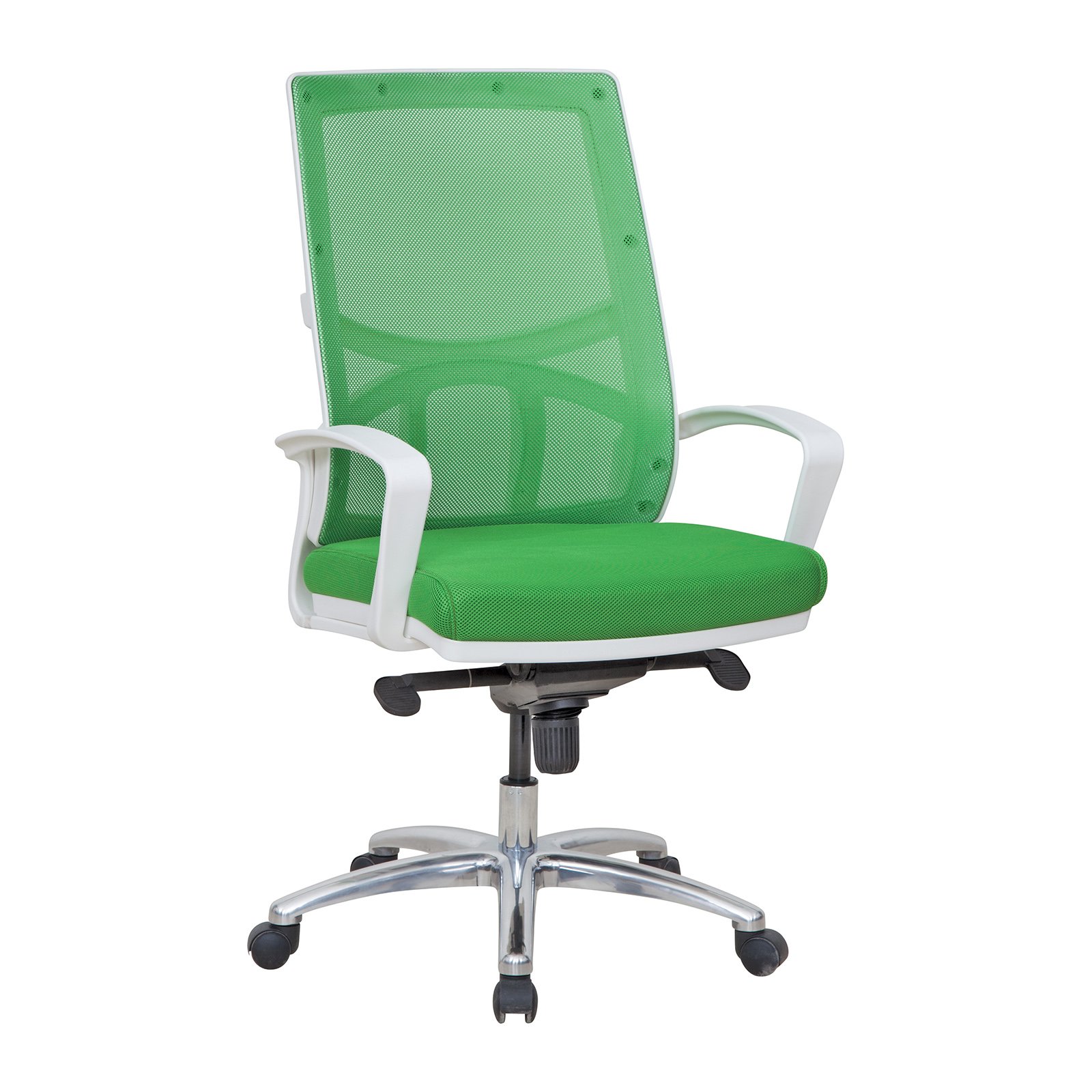 Remo Beyaz Plastik Gövdeli Alüminyum Ayaklı Çalışma Koltukları