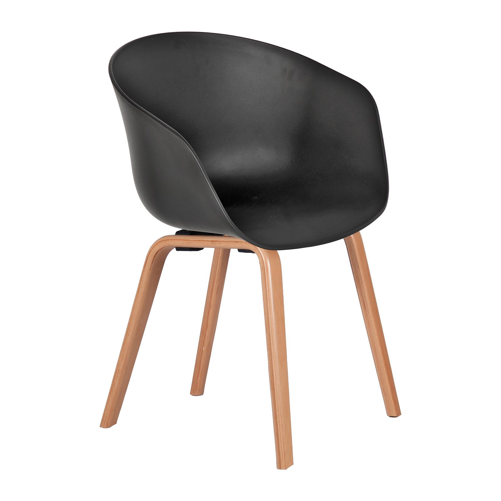 Solid Plus Plastik Gövdeli Ahşap Ayaklı Proje Koltukları