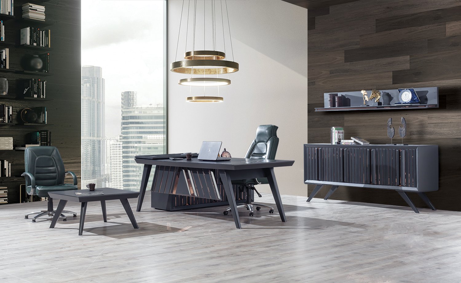 Valencia Vip Makam Takımı - Ahşap Cilalı