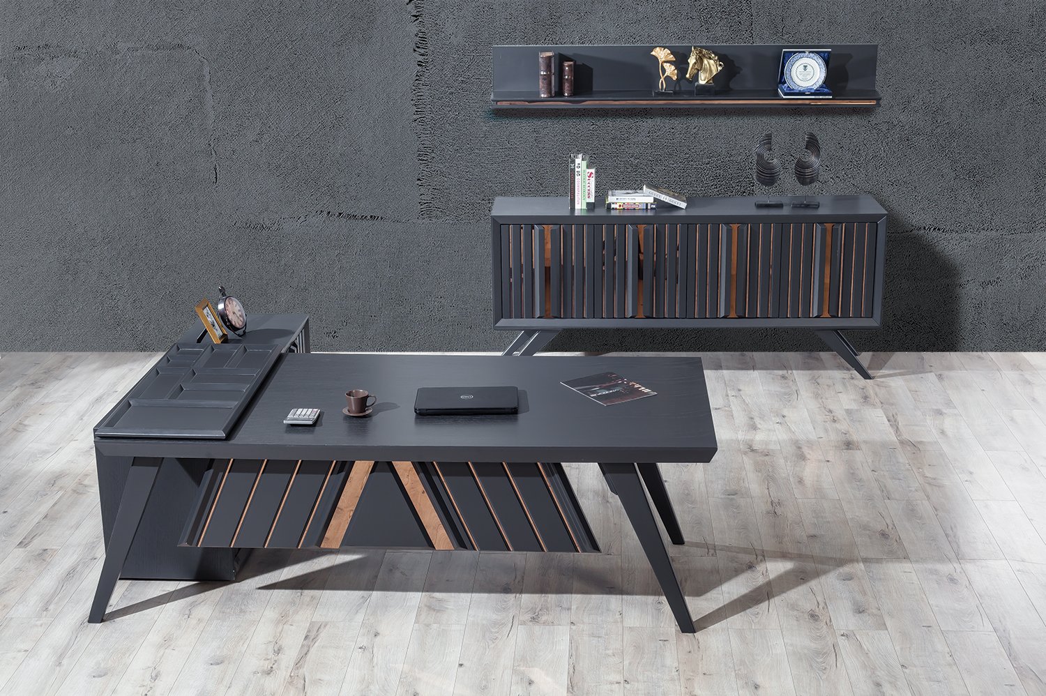 Valencia Vip Makam Takımı - Ahşap Cilalı