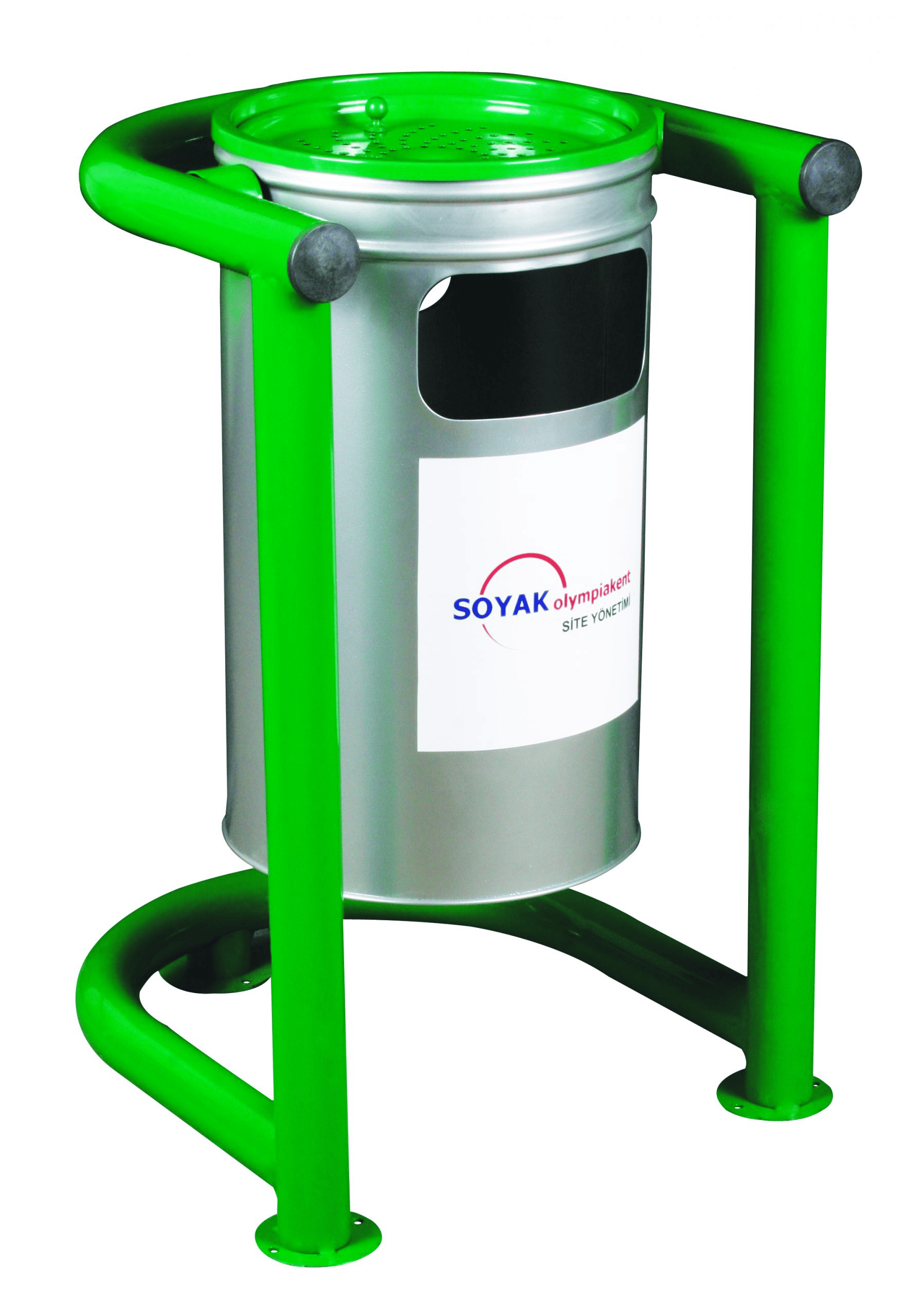 Kafes Tipi Dış Mekan Çöp Kovası