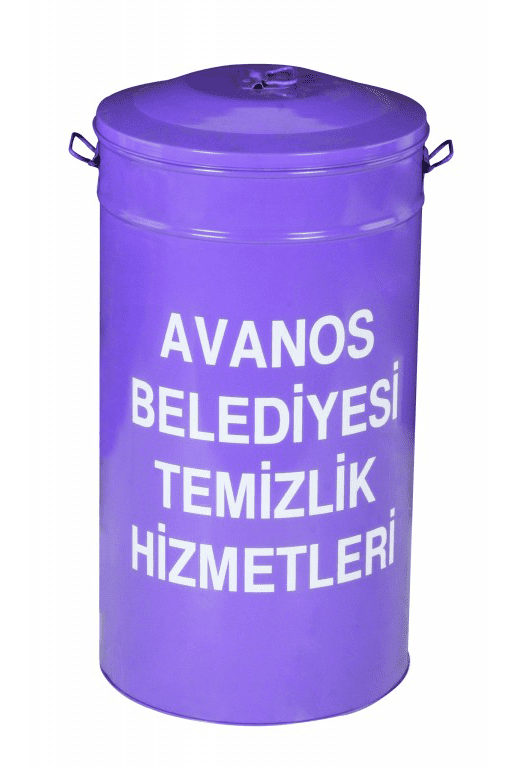 Kapaklı Seyyar Dış Mekan Çöp Kovası